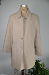 Womens Wool London Fog 3/4 Length Jacket Size 14