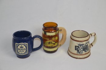 (#51) Assorted Ceramic Beer Mugs - See All Pictures
