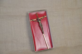 (#90) Brass Crucifix With Box