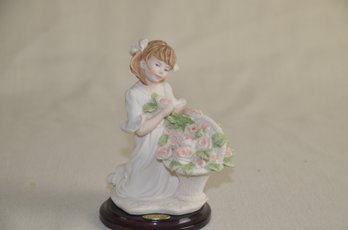 145) Vintage Giuseppe Armani 1999 CHERIE #1418F Society 2001 Florence 5.5' Figurine From Italy