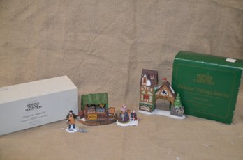 (#114) Department 56 Accessories Heritage Village Dickens: POSTERN And POULTRY MARKET (3)