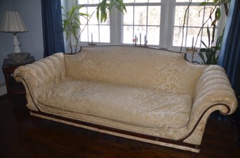 1930 Victorian Sofa Rolled Arm Down Cushions - See Description