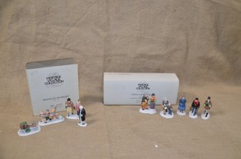 (#115) Department 56 Accessories Heritage Dickens:  NICHOLAS NICKELBY (4) And DAVID COPPERFIELD (5)
