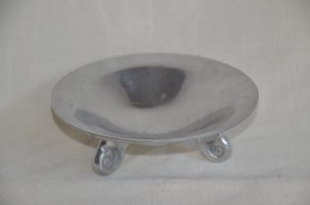 58) India Pewter Trinket Bowl 8' Round