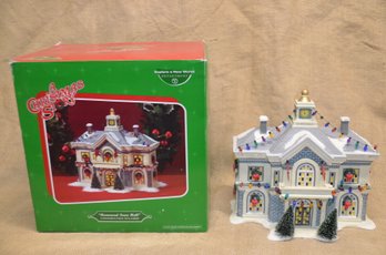 (#6) HAMMOND TOWN HALL Department 56 ' A Christmas Story ' House In Orig. Box