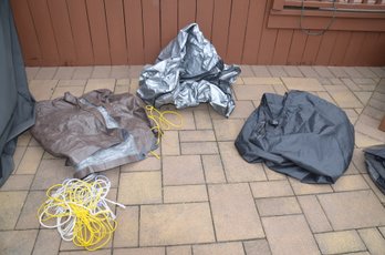 (#16) Outdoor Tarp Covers And BBQ Cover