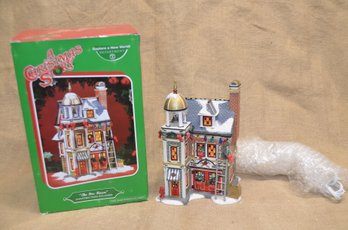 (#7) THE FIRE HOUSE Department 56 ' A Christmas Story ' In Orig. Box