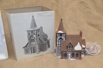 (#8) Dept. 56 Dickson Village Series OLD MICHAEL CHURCH Heritage Village Collection House In Orig. Box
