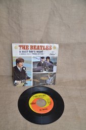 (#90) Vintage 45 Record The Beatles A Hard Days Night