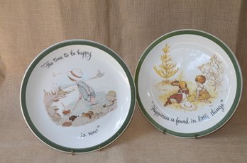 (#30) Holly Hobbie Collector Edition 10' Decorative Plates #1972 And #22-704