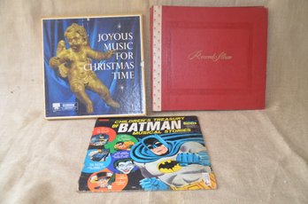 (#121) Record Albums ~ Reader Digest Christmas ~ Empty Record Batman Cover Only