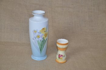 (#162) Noritake Vase 8'H ~ Mini Bud Vase 3.5'H