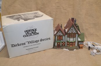 (#10) Dept. 56 HEMBLETON PEWTERER House Heritage Dickens Village Series In Orig. Box