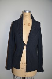 (#129BS) Calvin Klein One Button Sweater Cardigan Size Large