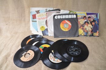 (#123) Assorted Lot Of 45's Records Approx. 20