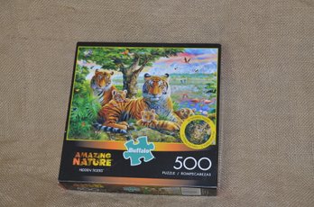 (#87) Puzzle Amazing Nature Hidden Tiger 500 Pieces