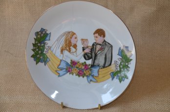 (#32) Bride & Groom In Japan 1974 Chadwick Miller Inc. Decorative Plate