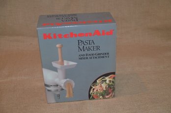 (#9) New Kitchen Aid Pasta Maker Food Grinder Model SNFGA