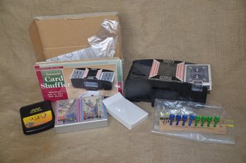 (#88) Variety Of Card Games And Deck Of Card Shuffler