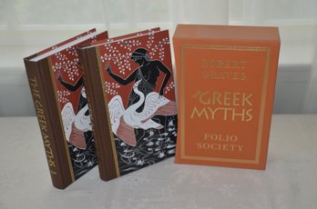 (#62) The Folio Society The Greek Myths By Robert Graves 1996 Vol 1 An 2 And 14th Print 2002
