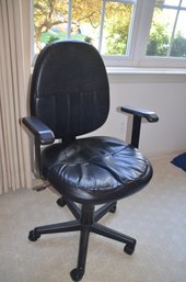 Office Desk Chair Black Adjustable Height