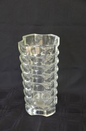 68) France Glass Vase 10'h