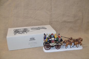 (#124) Department 56 HOLIDAY COACH 1991 Heritage Dickens Village In Orig. Box