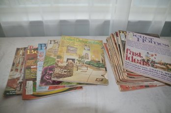 (#65) Vintage 1960's Better Homes & Garden Magazines Lot Of 20