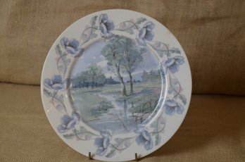 (#40) Vintage Limoges Chateau U.C. France Decorative Platter 10.25'