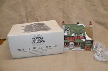 (#20) Department 56 RUTH MARION SCOTCH WOOLENS HOUSE Heritage Dickens Village Series In Orig. Box
