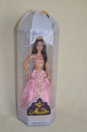 93) Barbie Doll Princess Jasmine Aladdin In Box 13'