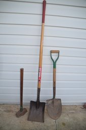 (#388) Garden Shovel, Sledge Hammer