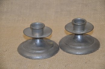 (#36) Pewter Candle Holder