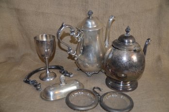 124) Misfit Silver Plated Assorted Items