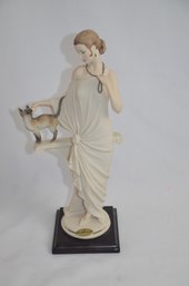 (#75) Florence Italy Giuseppe Armani Art Deco DANIELLE Figurine Statue 14'H