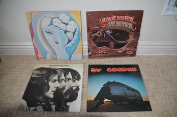 4) Lot Of 4 Record Albums - Ry Cooder, Best Of The Byrds, Albion Doo-Wah