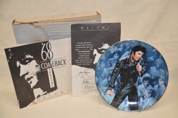 332) Elvis Presley 1990 Plate 68 Come Back Special #13583B I'M ALL SHOOK UP