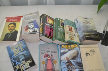 (#79) Soft Cover Books Assorted Lot Of 10