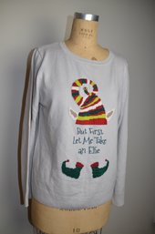 (#143LS) Ugly Christmas Sweater Size XL