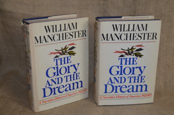 134) Set Of 2 Vintage Books The Glory & The Dream