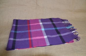 (#146BS) Wool Pink Lavender Scarf
