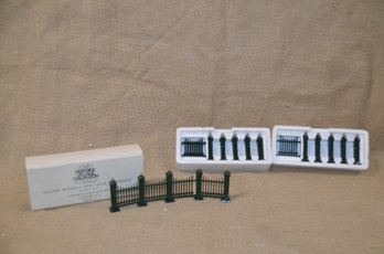 (#135) Department 56 VILLAGE WROUGHT IRON FENCE EXTENSIONS ( 9 Pc's Each Box) Heritage Dickens Village