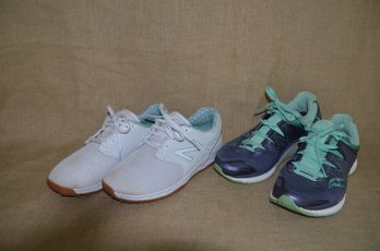 (#132) New Balance Golf Shoes Size 8 ~ Saucony Size 8.5 Running Sneaker Shoe