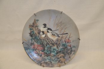 342) Decorative Bird Bradex 1990 Plate GENTLE REFRAIN By Lena Liu No. 8682A