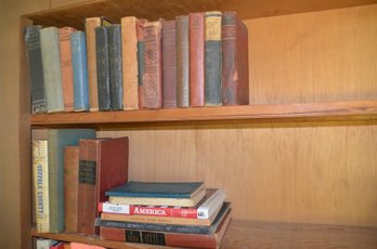 (#90) Antique Books ( Kipling, Alcott, Hugo, Steveson)