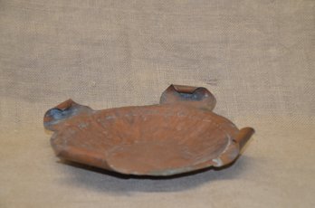 (#61) Copper Decorative Bowl Plate 11' Dia.