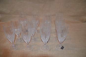(#39) Mikasa Crystal Water Glasses 16oz. 8.5'H