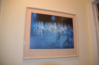 (#6) Framed Picture Dancing Ballerinas On Stage Dirk Degenhardt Corps De Ballet