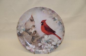 345) Decorative Bird Bradex 1989 Plate MORNING SERENADE By Lena Liu Plate #4555K No. 84-620-26.1