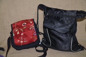 (#136) Backpack And NEW Cross Body Bag